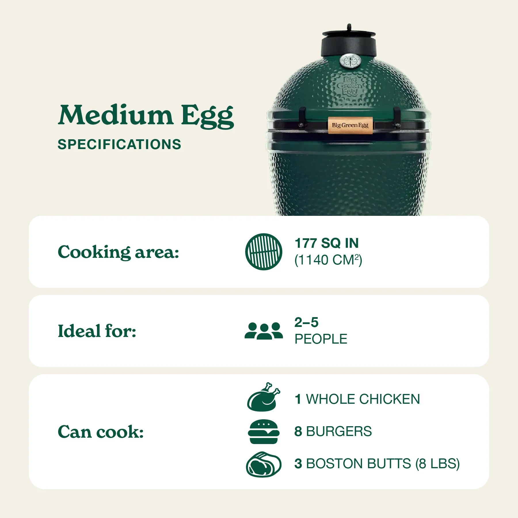 Big Green Egg Medium