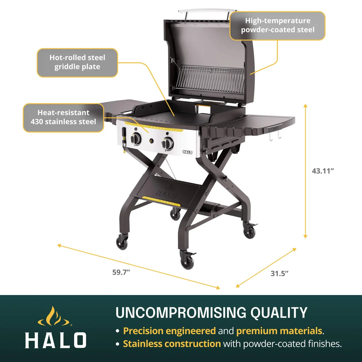 HALO Elite 2B Outdoor Griddle