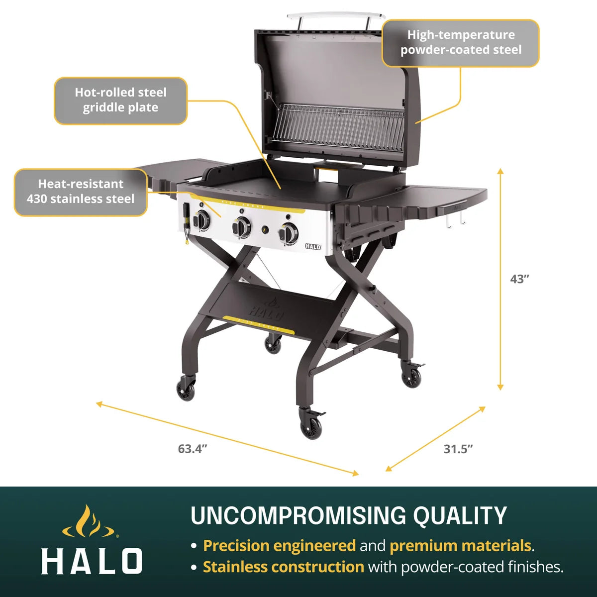 HALO Elite 3B Outdoor Griddle