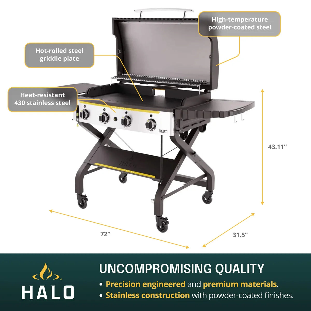 HALO Elite 4B Outdoor Griddle