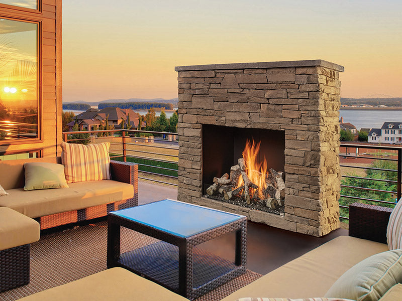 Fire Garden 4035 Traditional Outdoor Gas Fireplace – Single Sided