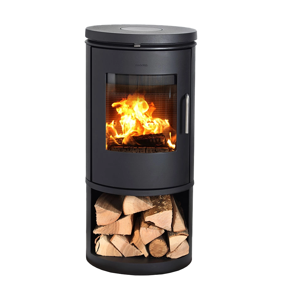 Morsø 6143 B Wood Stove with Log Storage