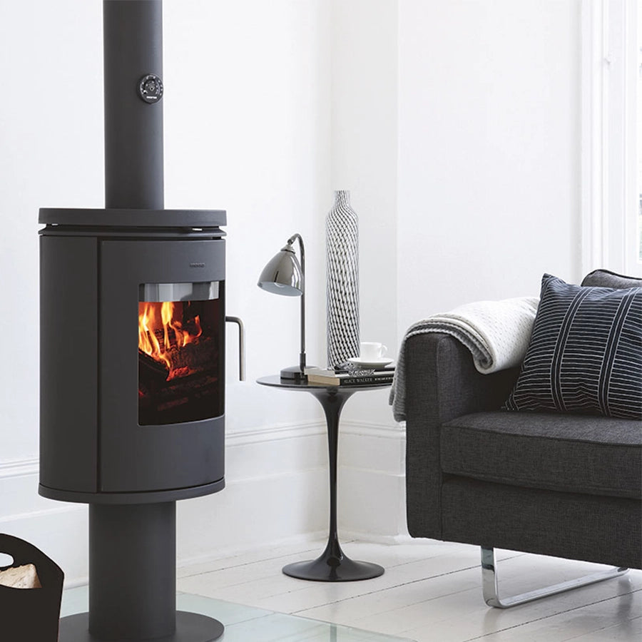 Morsø 6148 B Wood Stove on Pedestal