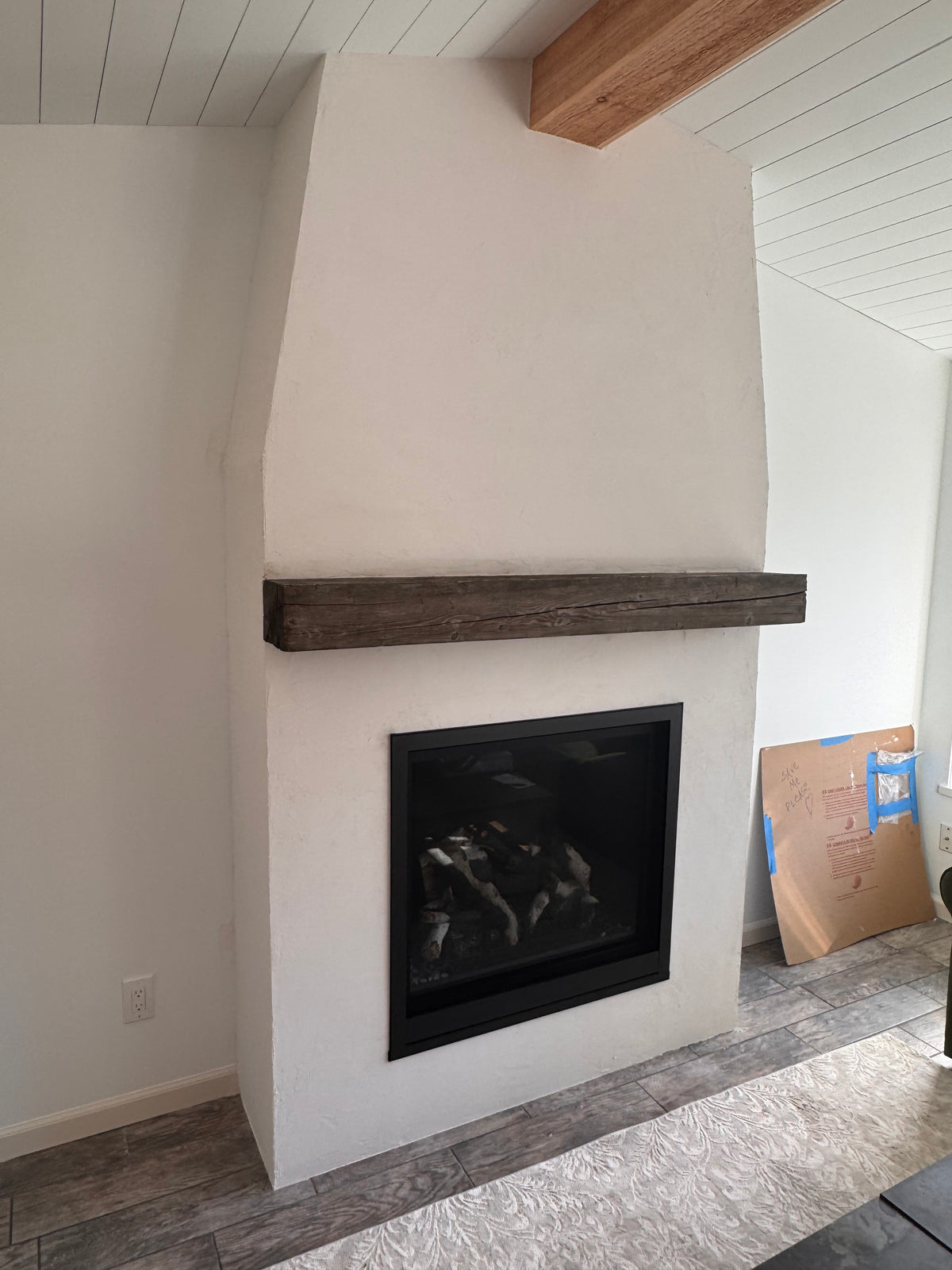 Modern Full Installation and finish work with mantel