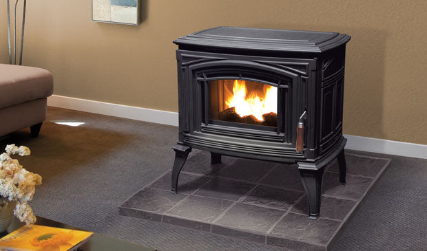 Enviro Meridian Cast Iron Pellet Freestanding Stove
