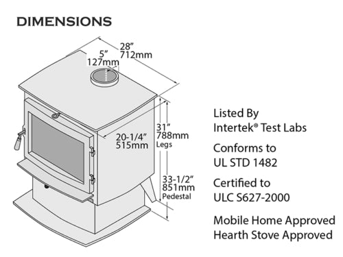 Lopi Evergreen NexGen-Hybrid™ Wood Stove
