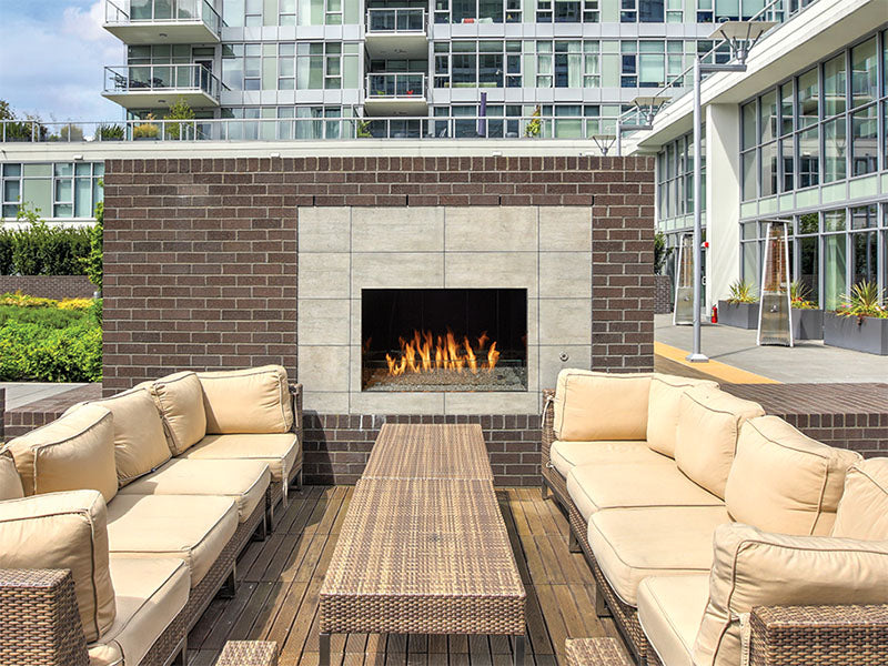 Fire Garden 6424 Linear Outdoor Gas Fireplace – Single Sided