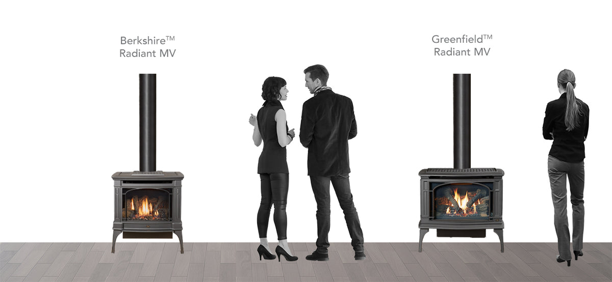 Lopi Berkshire™ Radiant MV Gas Stove
