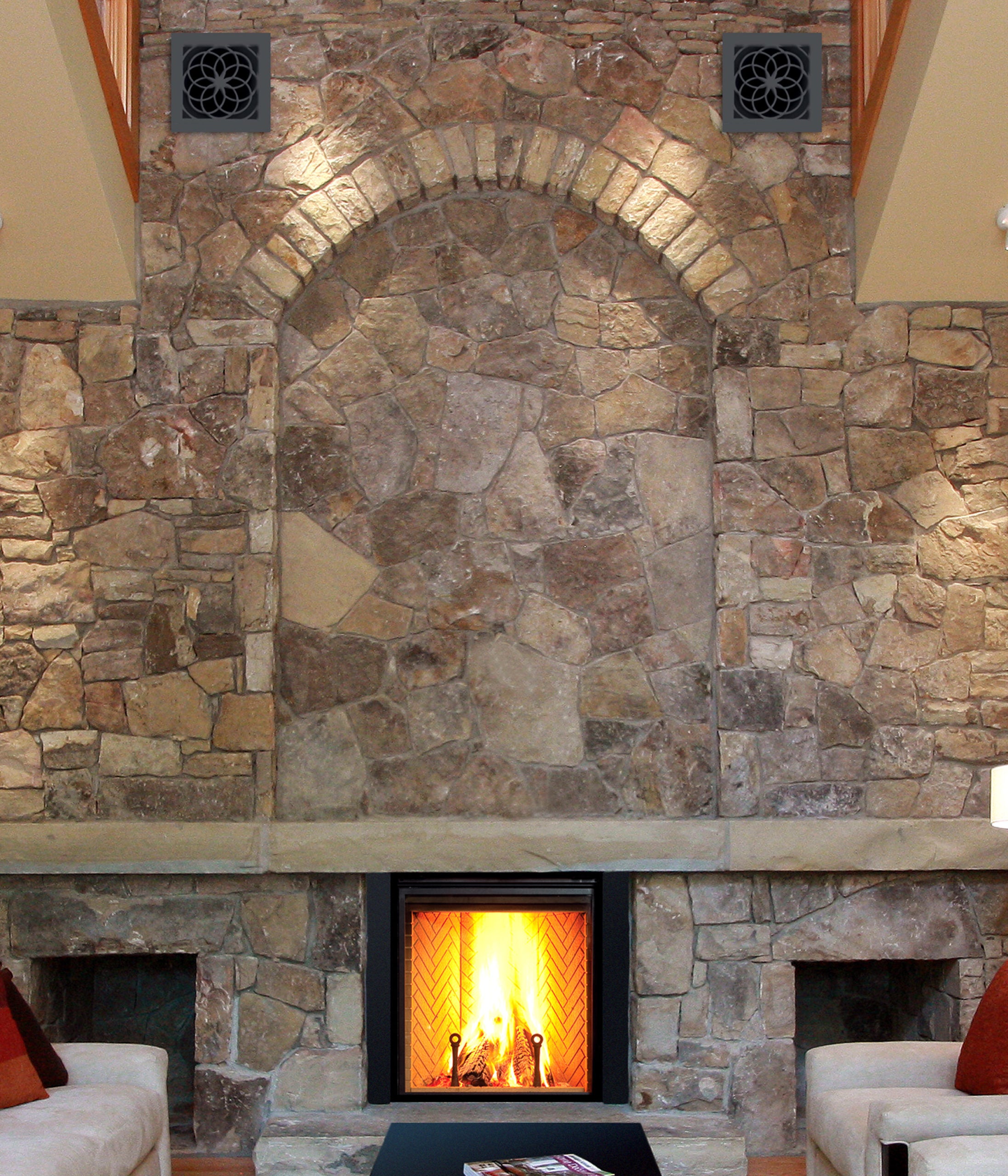 Renaissance Rumford 1000 Wood Fireplace