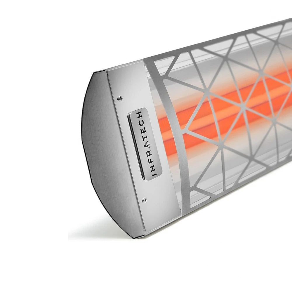 Infratech C Series Motif 6000W Electric Patio Heater, 61.25-Inch, Stainless Steel