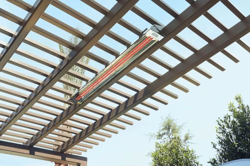 Infratech W Series 4000W Electric Patio Heater, 39-Inch, Stainless Steel