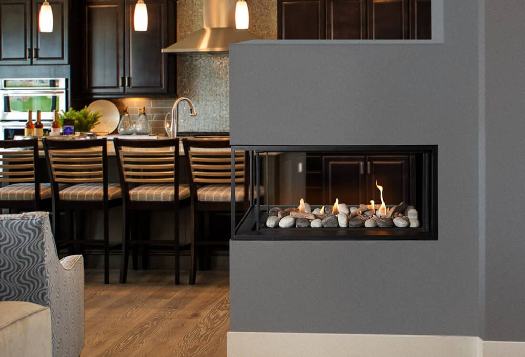 Valor LX1 Pier 3-Sided Gas Fireplace